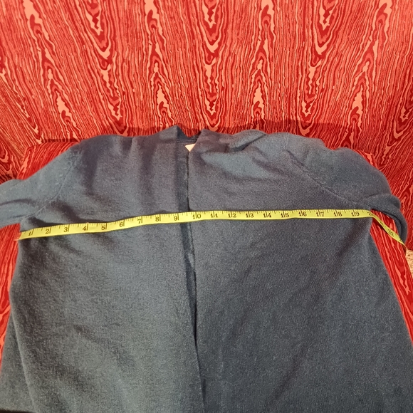 SERENDIPITY CH Open Front/Cardigan Long Sleeve Sweater One Size GREEN - Picture 5 of 7